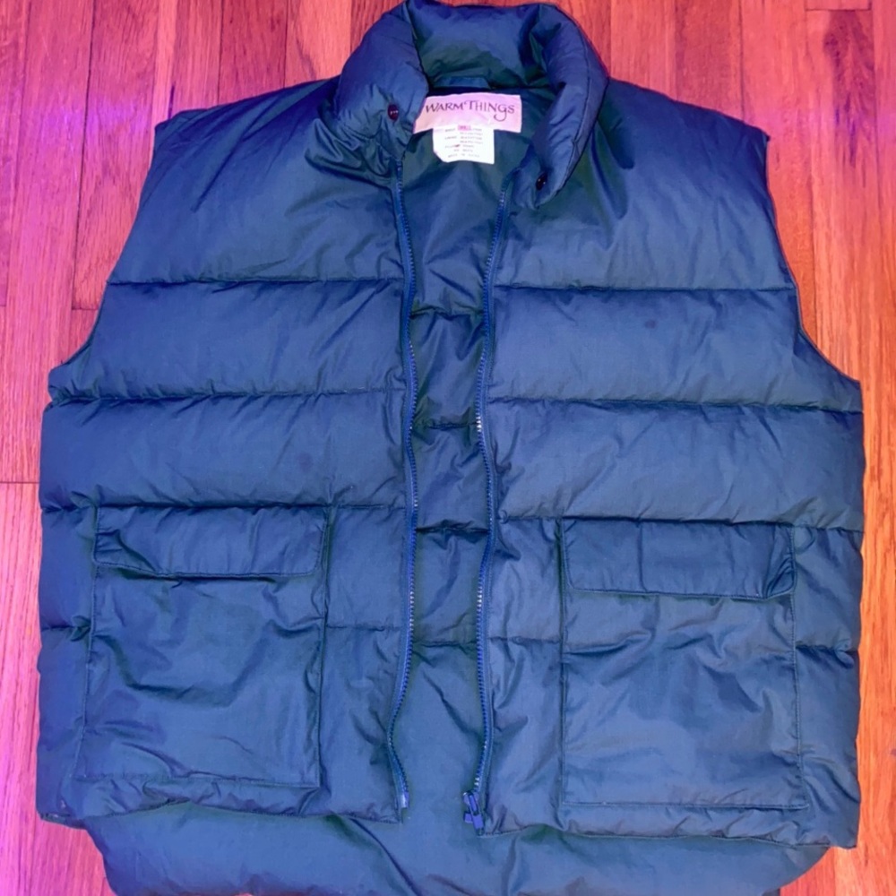 warm things puffer vest